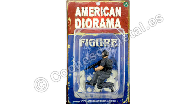 Figura de Resina Unidad GEO/SWAT Tirador 1:18 American Diorama 77421