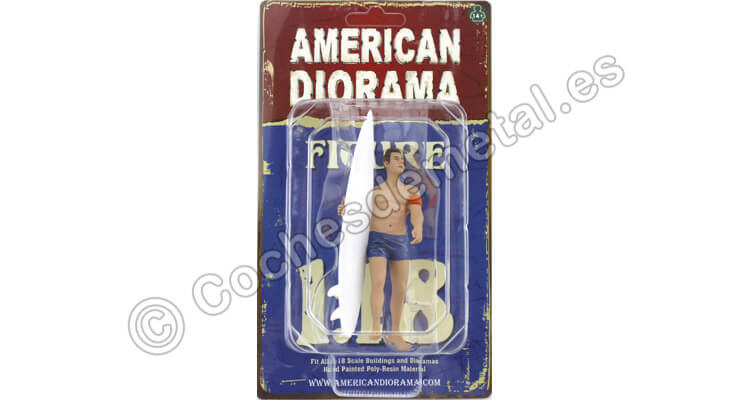 Figura de Resina Surfista Greg 118 American Diorama 77441