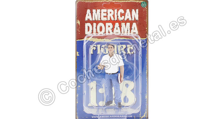 Figura de Resina Mechanic Manager Tim 1:18 American Diorama 77443