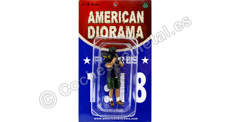 Figura de Resina Camera Man Norman 1:18 American Diorama 77734