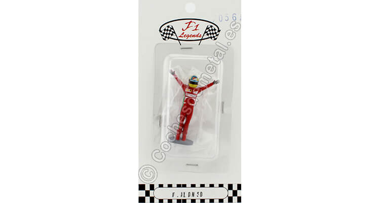 2010 Ferrari F10 Figura Fernando Alonso Subcampeón Del Mundo 1:43 Cartrix CT056