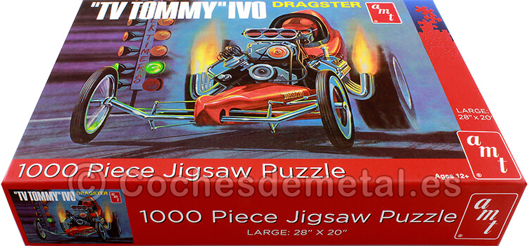 1958 TV Tommy Ivo Dragster Puzle de 1000 Piezas Amt 04751
