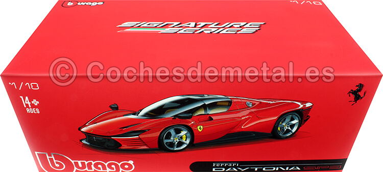 2022 Ferrari Daytona SP3 Rojo Corsa 1:18 Bburago Signature Series 16912