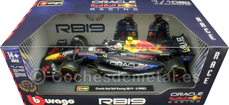 2023 Red Bull  Racing RB19 Nº11 Sergio Perez GP F1 Austin 1:18 Bburago 18003P(A)