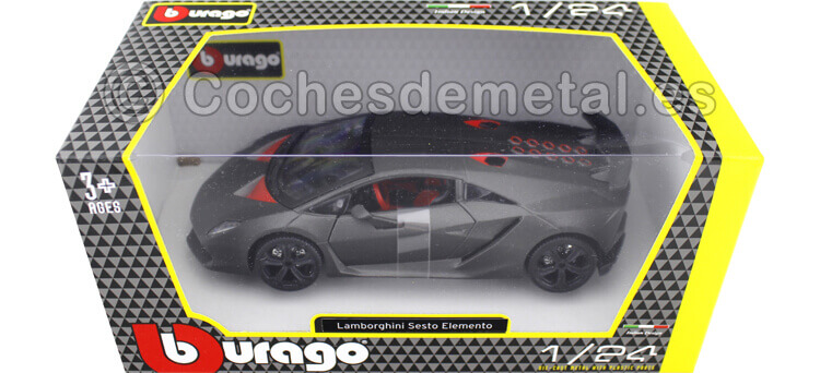 2011 Lamborghini Sesto Elemento Grey 1:24 Bburago 21061