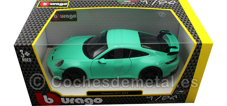 2021 Porsche 911 (992) GT3 Verde Menta 1:24 Bburago 21104