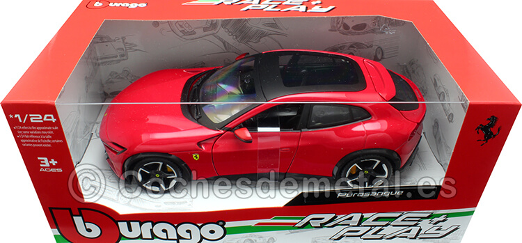 2022 Ferrari Purosangue Rojo 1:24 Bburago 18-26030