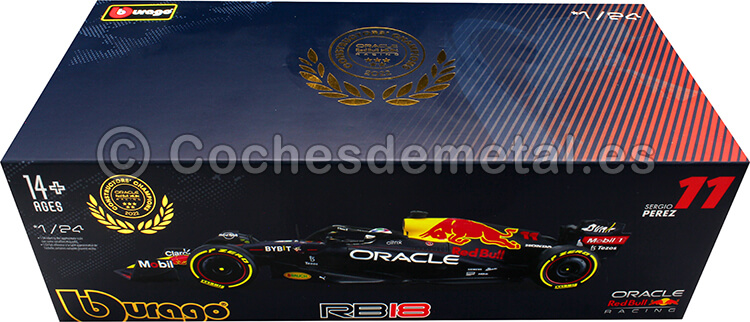 2022 Red Bull Racing F1 RB18 Team Oracle Nº11 Sergio Pérez 1:24 Bburago 18-28026P