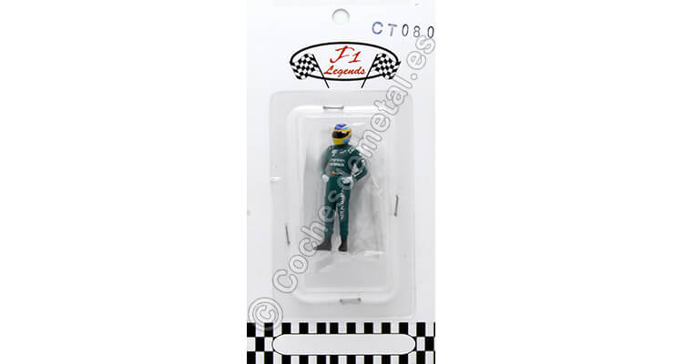 2023 Figura Fernando Alonso Piloto F1 Equipo Aston Martin 1:43 Cartrix CT080