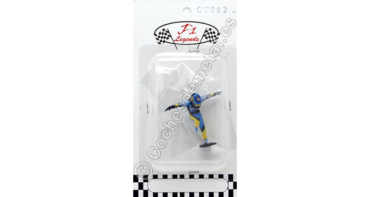 2006 Figura Fernando Alonso Pose de la Grulla Renault R26 Ganador GP Suzuka 1:43 Cartrix CT082