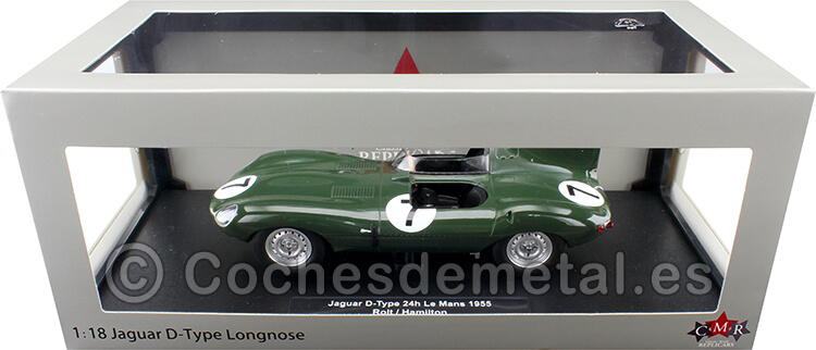 1955 Jaguar D-Type Longnose Nº7 Rolt/Hamilton 24h LeMans 1:18 CMR194