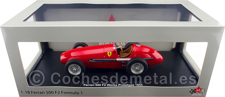 1953 Ferrari 500 F2 Works Prototype Rojo 1:18 CMR197