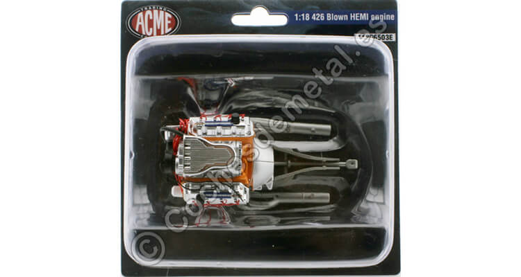 1970 Motor y Transmisión Dodge 426 Blown HEMI Engine 1:18 ACME/GMP A1806503E