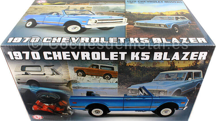 1970 Chevrolet K5 Blazer Azul 1:18 ACME GMP A1807704