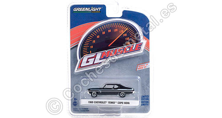 1969 Chevrolet Yenko COPO Nova GL Muscle Series 24 1:64 Greenlight 13290A