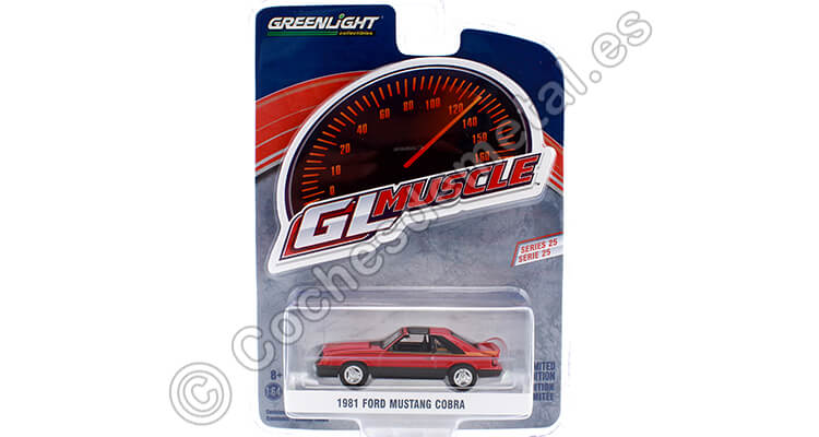 1981 Ford Mustang Cobra GL Muscle Series 25 1:64 Greenlight 13300C