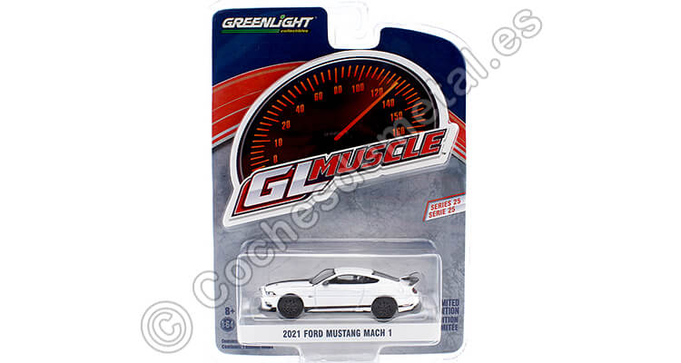 2021 Ford Mustang Mach 1 GL Muscle Series 25 1:64 Greenlight 13300F