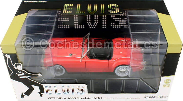 1959 MG A 1600 Roadster MKI Elvis Presley - Amor en Hawaii 1:18 Greenlight 13524