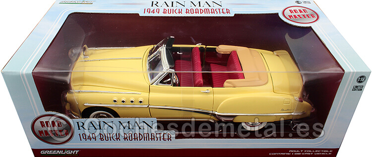 1949 Buick Roadmaster Convertible Rain Man Charlie Babbitt's Amarillo 1:18 Greenlight 13616