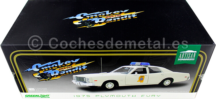 1977 Plymouth Fury Police Mississippi Smokey And The Bandit 1:18 Greenlight 19086