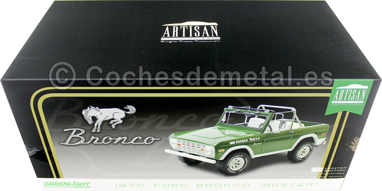1977 Ford Bronco Buster Verde Smokey and the Bandit look alike 1:18 Greenlight 19084