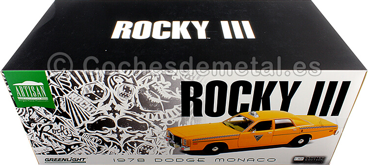 1978 Dodge Monaco City Cab Taxi Rocky III Amarillo 1:18 Greenlight 19111