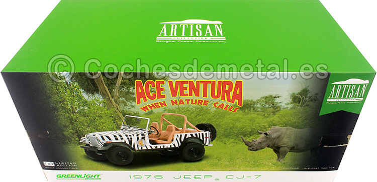 1976 Jeep CJ-7 Ace Ventura - When Nature Calls 1:18 Greenlight 19115