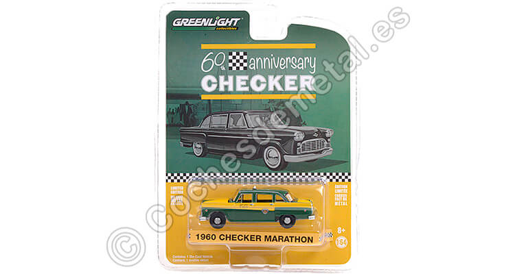 1960 Checker Marathon A11 Anniversary Collection Series 12 1:64 Greenlight 28060C
