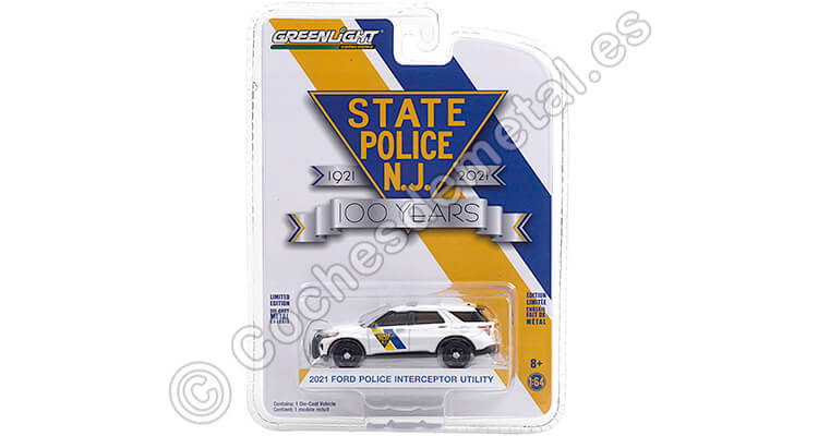 2021 Ford Police Interceptor Anniversary Collection Series 12 1:64 Greenlight 28060F