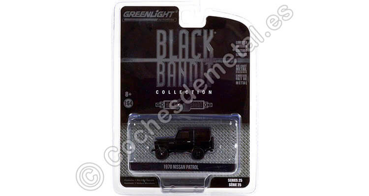 1970 Nissan Patrol Black Bandit Series 25 1:64 Greenlight 28070B