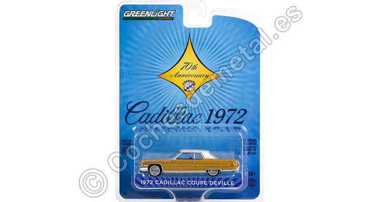1972 Cadillac Coupe deVille Anniversary Collection Series 14 1:64 Greenlight 28100A