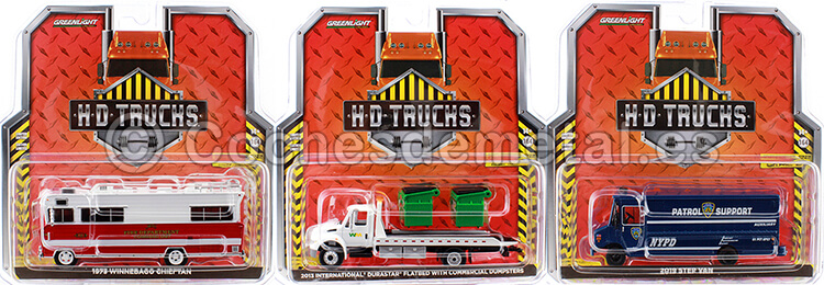 Lote de 3 Modelos H.D. Trucks Series 22 1:64 Greenlight 33220