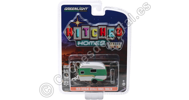 1957 Catolac DeVille Hitched Homes Series 7 1:64 Greenlight 34070A