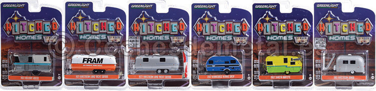 Lote de 6 Modelos Hitched Homes Series 9 1:64 Greenlight 34090