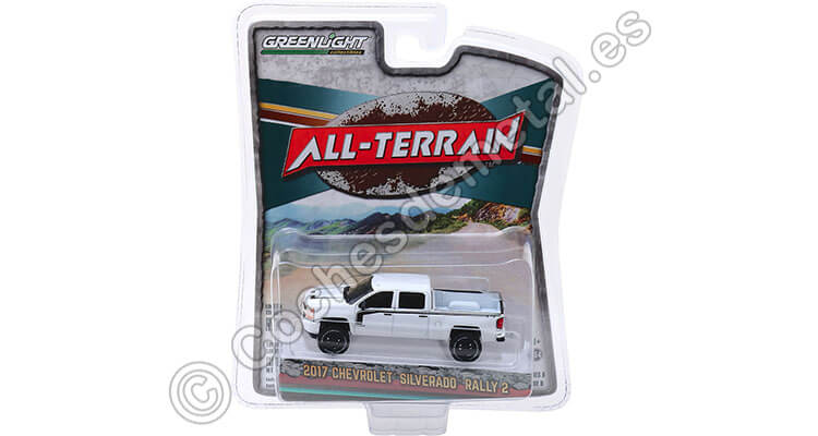 2017 Chevrolet Silverado Rally II All-Terrain Series 8 1:64 Greenlight 35130E