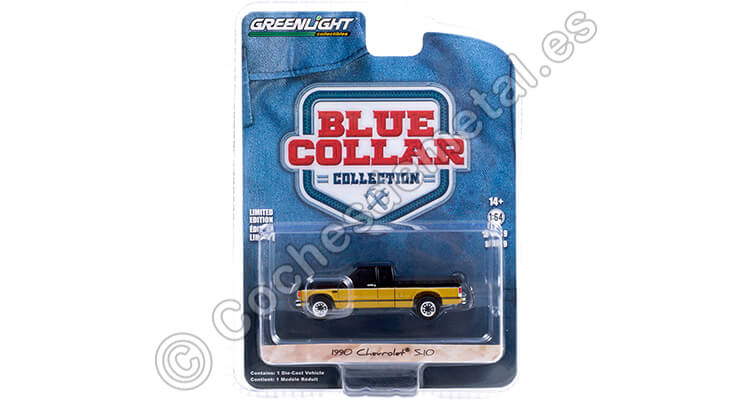 1990 Chevrolet S10 Pickup Cerrado Blue Collar Series 9 1:64 Greenlight 35200E