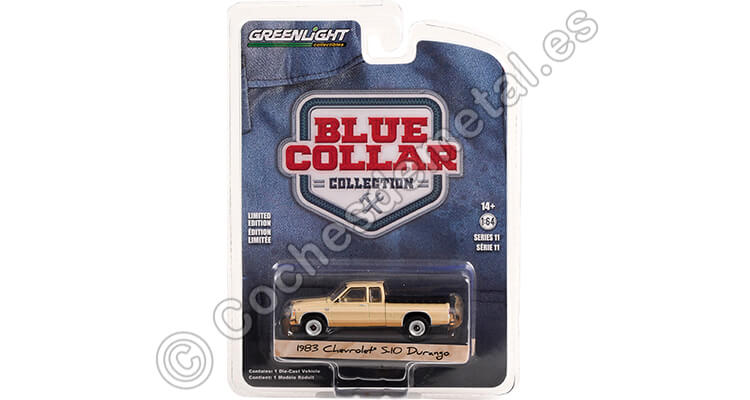 1983 Chevrolet S-10 Durango with Bed Cover Blue Collar Collection Series 11 1:64 Greenlight 35240C