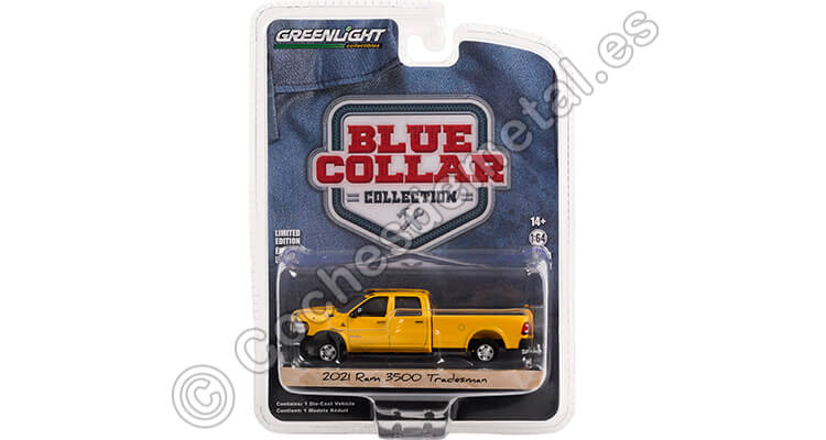 2021 Dodge Ram 3500 Tradesman School Bus Blue Collar Collection Series 11 1:64 Greenlight 35240E