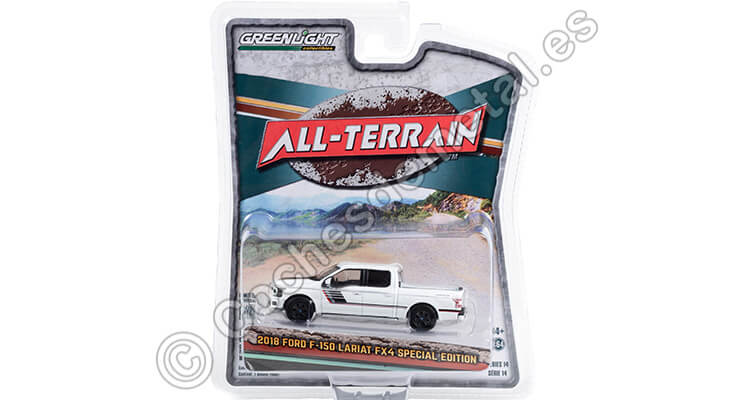 2018 Ford F-150 Lariat FX4 Special Edition Package All Terrain Series 14 1:64 Greenlight 35250D