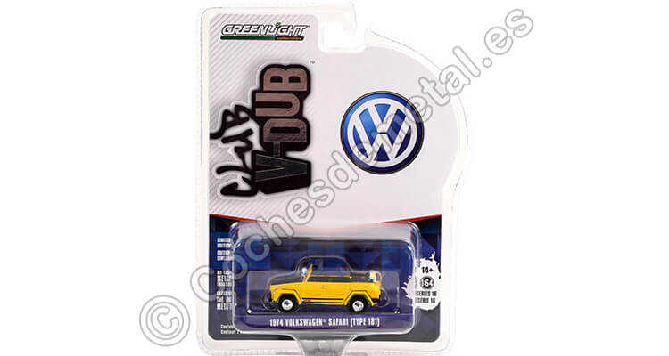 1972 Volkswagen VW Safari (Type 181) Club Vee-Dub Series 16 1:64 Greenlight 36070C