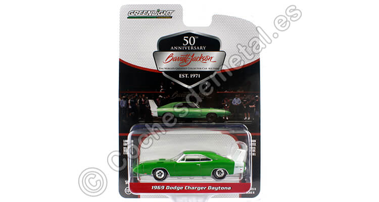 1969 Dodge Charger Daytona Barrett Jackson Series 8 1:64 Greenlight 37240B