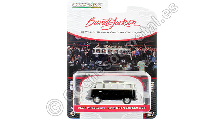 1962 Volkswagen Type 2 (T1) Custom Bus Barrett Jackson Series 9 1:64 Greenlight 37250A