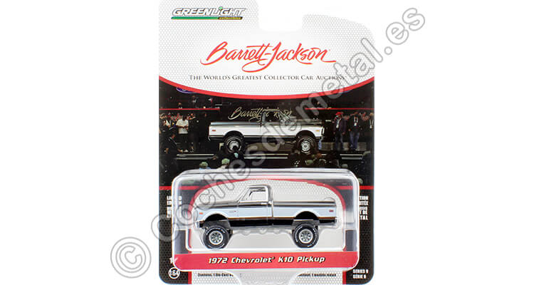 1972 Chevrolet K10 4X4 Pickup Barrett Jackson Series 9 1:64 Greenlight 37250E