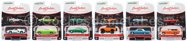 Lote de 6 Modelos Barrett Jackson Series 10 1:64 Greenlight 37260