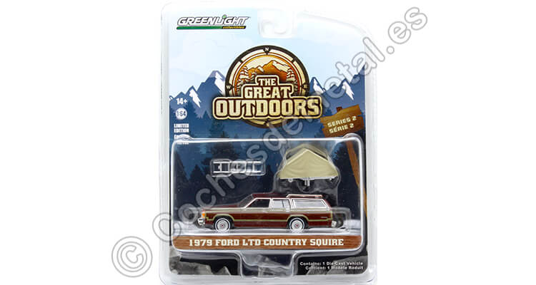 1979 Ford LTD Country Squire The Great Outdoors Series 2 Marrón 1:64 Greenlight 38030C