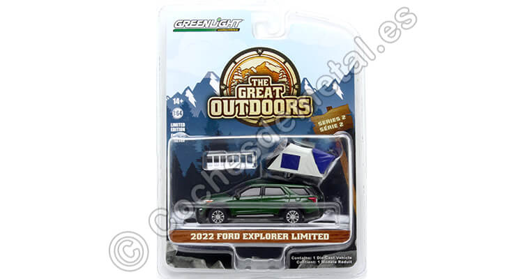 2022 Ford Explorer Limited The Great Outdoors Series 2 Verde 1:64 Greenlight 38030F