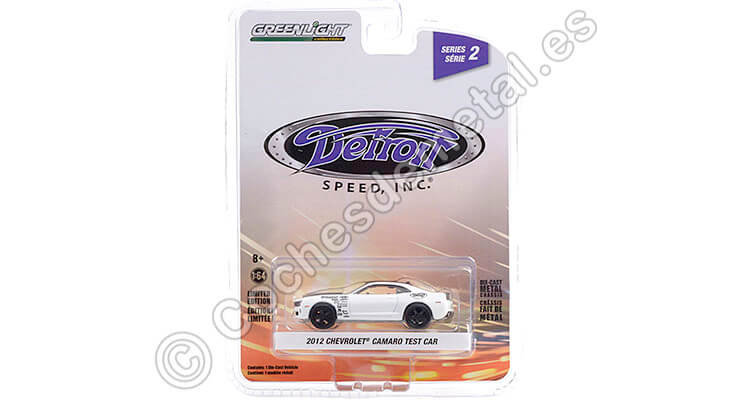 2012 Chevrolet Camaro Test Car White Monster Detroit Speed Inc Series 2 1:64 Greenlight 39070F