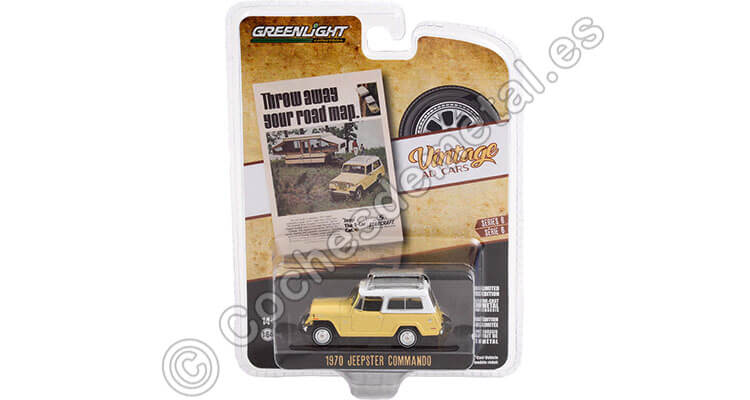 1970 Jeepster Commando Vintage Ad Cars Series 6 1:64 Greenlight 39090D