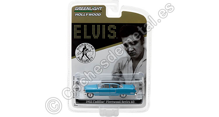 1955 Cadillac fleetwood serie 60 Elvis Presley, Hollywood Series 16 1:64 Greenlight 44760A