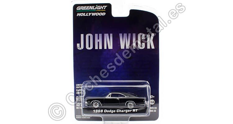 1978 Dodge Charger R/T John Wick, Hollywood Series 33 1:64 Greenlight 44930E